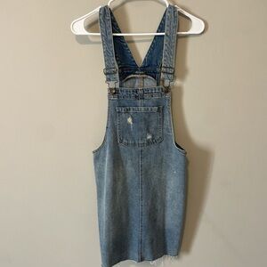 Denim Overall Dress